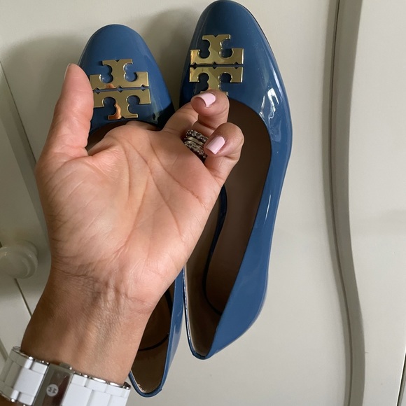 Tory Burch Raleigh Blue Flats - Picture 7 of 7
